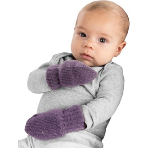 image:imageFunky Junque Newborn Baby Winter Mittens  Fleece Lined NoThumb Infant Mittens for Babies 09 Months Baby EssentialsViolet