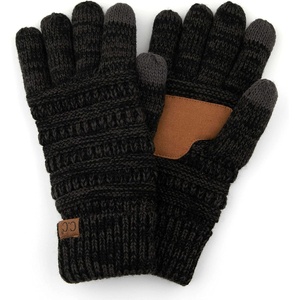 image:imageFunky Junque Premium Touchscreen Gloves  Warm Lined with Grip for Men amp Women  Spring Colors Neutral Tones Value Packs3 Tone Mix  Black
