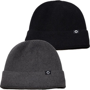 image:imageFunky Junque VelvetLined Knit Beanie  Cuffed Winter Hat for Men amp Women Warm Stretch Fit Premium ColdWeather Comfort2 Pack Black  Charcoal
