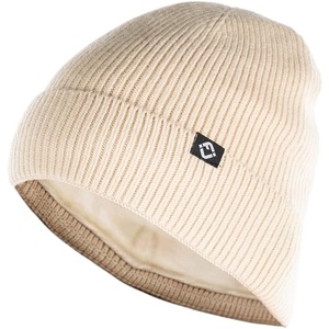 image:imageFunky Junque VelvetLined Knit Beanie  Cuffed Winter Hat for Men amp Women Warm Stretch Fit Premium ColdWeather ComfortBeige