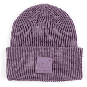 image:imageFunky Junque Womens Colorful Tie Dye Beanie  Trendy Womens Hot Pink Winter Hat Cozy Cuffed Knit Multicolor Skull CapSolid  Violet