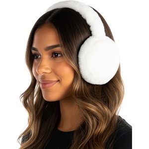 image:imageFunky Junque Womens Winter Earmuffs  Faux FurFaux Fur  Ivory