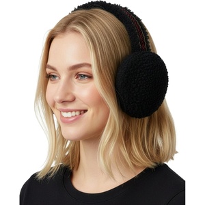 image:imageFunky Junque Womens Winter Earmuffs  Sherpa amp SuedeSherpa W Aztec Band  Black