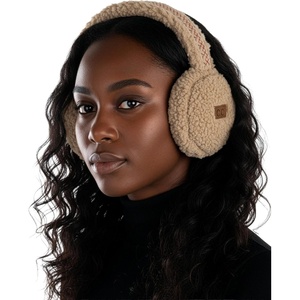 image:imageFunky Junque Womens Winter Earmuffs  Sherpa amp SuedeSherpa W Aztec Band  Camel