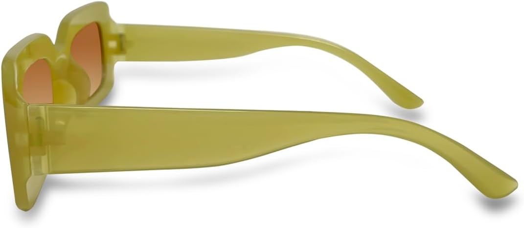image:imageFunky Junque Oversized Vintage Sunglasses Square Frame Shades  Premium oversized sunglasses with square frames for beach days pool parties festivals travel amp everyday wearOlive FramesBrown Lenses