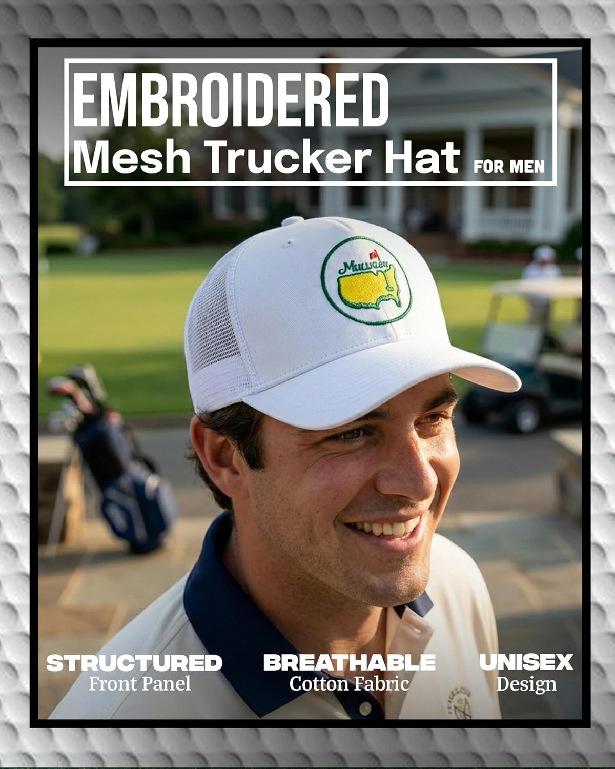 image:imageFunky Junque Vintage Trucker Hat Embroidered American Flag Cap  Cottonfront trucker hat with precurved bill for hiking outdoor sports everyday wear amp patriotic styleMulligan  White