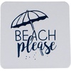 image:imageFunky Junque 12Pack Bulk Disposable Paper Bar Coasters for Drinks with Celebration Sayings 4x4 Inch Silver  Durable printed paper coasters with vibrant bachelorette designs for bridal showers weddings BBQs amp backyard parties12 Beach Please Navy