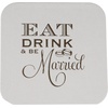 image:imageFunky Junque 12Pack Bulk Disposable Paper Bar Coasters for Drinks with Celebration Sayings 4x4 Inch Silver  Durable printed paper coasters with vibrant bachelorette designs for bridal showers weddings BBQs amp backyard parties12 Eat  Drink  Be Married Silver