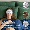 image:imageFunky Junque Adjustable Satin Bride Eye Mask SilkFilled UltraSoft Sleep Mask for Honeymoon Travel Meditation  Bride White  Soft satin sleep mask with adjustable strap for travel naps meditation flights amp restful sleep anywhereWake Me for Drinks and Snacks  Lavender
