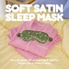 image:imageFunky Junque Adjustable Satin Bride Eye Mask SilkFilled UltraSoft Sleep Mask for Honeymoon Travel Meditation  Bride White  Soft satin sleep mask with adjustable strap for travel naps meditation flights amp restful sleep anywhereMartini Print  Olive