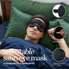 image:imageFunky Junque Adjustable Satin Bride Eye Mask SilkFilled UltraSoft Sleep Mask for Honeymoon Travel Meditation  Bride White  Soft satin sleep mask with adjustable strap for travel naps meditation flights amp restful sleep anywhereBlack