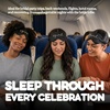 image:imageFunky Junque Adjustable Satin Bride Eye Mask SilkFilled UltraSoft Sleep Mask for Honeymoon Travel Meditation  Bride White  Soft satin sleep mask with adjustable strap for travel naps meditation flights amp restful sleep anywhere3 Pack Squad Black