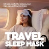 image:imageFunky Junque Adjustable Satin Bride Eye Mask SilkFilled UltraSoft Sleep Mask for Honeymoon Travel Meditation  Bride White  Soft satin sleep mask with adjustable strap for travel naps meditation flights amp restful sleep anywhereFloral Print  Blue