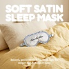 image:imageFunky Junque Adjustable Satin Bride Eye Mask SilkFilled UltraSoft Sleep Mask for Honeymoon Travel Meditation  Bride White  Soft satin sleep mask with adjustable strap for travel naps meditation flights amp restful sleep anywhereLeave Me Alone  Light Blue