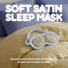 image:imageFunky Junque Adjustable Satin Bride Eye Mask SilkFilled UltraSoft Sleep Mask for Honeymoon Travel Meditation  Bride White  Soft satin sleep mask with adjustable strap for travel naps meditation flights amp restful sleep anywhereGingham Print  Blue