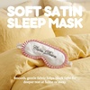 image:imageFunky Junque Adjustable Satin Bride Eye Mask SilkFilled UltraSoft Sleep Mask for Honeymoon Travel Meditation  Bride White  Soft satin sleep mask with adjustable strap for travel naps meditation flights amp restful sleep anywhereCalm Down  Pink