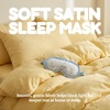 image:imageFunky Junque Adjustable Satin Bride Eye Mask SilkFilled UltraSoft Sleep Mask for Honeymoon Travel Meditation  Bride White  Soft satin sleep mask with adjustable strap for travel naps meditation flights amp restful sleep anywhereFloral Print  Blue