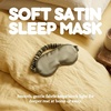 image:imageFunky Junque Adjustable Satin Bride Eye Mask SilkFilled UltraSoft Sleep Mask for Honeymoon Travel Meditation  Bride White  Soft satin sleep mask with adjustable strap for travel naps meditation flights amp restful sleep anywhereChampagne