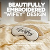 image:imageFunky Junque Adjustable Satin Bride Eye Mask SilkFilled UltraSoft Sleep Mask for Honeymoon Travel Meditation  Bride White  Soft satin sleep mask with adjustable strap for travel naps meditation flights amp restful sleep anywhereWifey  White
