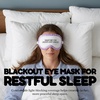 image:imageFunky Junque Adjustable Satin Bride Eye Mask SilkFilled UltraSoft Sleep Mask for Honeymoon Travel Meditation  Bride White  Soft satin sleep mask with adjustable strap for travel naps meditation flights amp restful sleep anywhereWake Me for Drinks and Snacks  Lavender