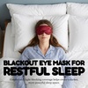 image:imageFunky Junque Adjustable Satin Bride Eye Mask SilkFilled UltraSoft Sleep Mask for Honeymoon Travel Meditation  Bride White  Soft satin sleep mask with adjustable strap for travel naps meditation flights amp restful sleep anywhereBurgundy