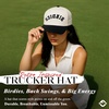 image:imageFunky Junque Adult Trucker Snapback Hat 2Tone Baseball Cap  5Panel Baseball Cap for Women and Men CottonPoly Blend Adjustable Fit Curved Brim Sun Protection for Golf Casual WearBirdies Upside Down  BlackBeige