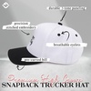 image:imageFunky Junque Adult Trucker Snapback Hat 2Tone Baseball Cap  5Panel Baseball Cap for Women and Men CottonPoly Blend Adjustable Fit Curved Brim Sun Protection for Golf Casual WearI Like It Dirty  BlackWhite