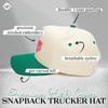 image:imageFunky Junque Adult Trucker Snapback Hat 2Tone Baseball Cap  5Panel Baseball Cap for Women and Men CottonPoly Blend Adjustable Fit Curved Brim Sun Protection for Golf Casual WearMargs  GreenBeige