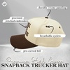 image:imageFunky Junque Adult Trucker Snapback Hat 2Tone Baseball Cap  5Panel Baseball Cap for Women and Men CottonPoly Blend Adjustable Fit Curved Brim Sun Protection for Golf Casual WearHe Still Does Miracles  BrownBeige
