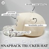image:imageFunky Junque Adult Trucker Snapback Hat 2Tone Baseball Cap  5Panel Baseball Cap for Women and Men CottonPoly Blend Adjustable Fit Curved Brim Sun Protection for Golf Casual WearHowdy Darlin  Duck Camo  GreySageBeige Mix