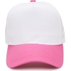 image:imageFunky Junque Adult Trucker Snapback Hat 2Tone Baseball Cap  5Panel Baseball Cap for Women and Men CottonPoly Blend Adjustable Fit Curved Brim Sun Protection for Golf Casual WearHot PinkWhite