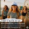 image:imageFunky Junque Adult Trucker Snapback Hat 2Tone Baseball Cap  5Panel Baseball Cap for Women and Men CottonPoly Blend Adjustable Fit Curved Brim Sun Protection for Golf Casual WearLos Angeles Upside Down  Royal BlueWhite