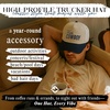 image:imageFunky Junque Adult Trucker Snapback Hat 2Tone Baseball Cap  5Panel Baseball Cap for Women and Men CottonPoly Blend Adjustable Fit Curved Brim Sun Protection for Golf Casual WearMalibu Cowboy  NavyBeige
