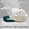 image:imageFunky Junque Adult Trucker Snapback Hat 2Tone Baseball Cap  5Panel Baseball Cap for Women and Men CottonPoly Blend Adjustable Fit Curved Brim Sun Protection for Golf Casual WearOver Par  Under the Influence  GreenBeige