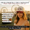 image:imageFunky Junque Adult Trucker Snapback Hat 2Tone Baseball Cap  5Panel Baseball Cap for Women and Men CottonPoly Blend Adjustable Fit Curved Brim Sun Protection for Golf Casual WearHere for a Good Time Not a Long Time  BurgundyBeige