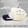 image:imageFunky Junque Adult Trucker Snapback Hat 2Tone Baseball Cap  5Panel Baseball Cap for Women and Men CottonPoly Blend Adjustable Fit Curved Brim Sun Protection for Golf Casual WearEllas Fella  NavyBeige