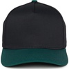 image:imageFunky Junque Adult Trucker Snapback Hat 2Tone Baseball Cap  5Panel Baseball Cap for Women and Men CottonPoly Blend Adjustable Fit Curved Brim Sun Protection for Golf Casual WearBlackForest Green