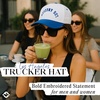 image:imageFunky Junque Adult Trucker Snapback Hat 2Tone Baseball Cap  5Panel Baseball Cap for Women and Men CottonPoly Blend Adjustable Fit Curved Brim Sun Protection for Golf Casual WearLos Angeles Upside Down  Royal BlueWhite