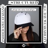image:imageFunky Junque Adult Trucker Snapback Hat 2Tone Baseball Cap  5Panel Baseball Cap for Women and Men CottonPoly Blend Adjustable Fit Curved Brim Sun Protection for Golf Casual WearBlackWhite