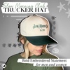 image:imageFunky Junque Adult Trucker Snapback Hat 2Tone Baseball Cap  5Panel Baseball Cap for Women and Men CottonPoly Blend Adjustable Fit Curved Brim Sun Protection for Golf Casual WearSlow Morning Club  ForestBeige