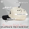 image:imageFunky Junque Adult Trucker Snapback Hat 2Tone Baseball Cap  5Panel Baseball Cap for Women and Men CottonPoly Blend Adjustable Fit Curved Brim Sun Protection for Golf Casual WearHowdy Upside Down