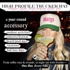 image:imageFunky Junque Adult Trucker Snapback Hat 2Tone Baseball Cap  5Panel Baseball Cap for Women and Men CottonPoly Blend Adjustable Fit Curved Brim Sun Protection for Golf Casual WearMargs  GreenBeige