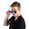 image:imageFunky Junque Aviator Sunglasses Classic Retro 80s Style Shades  Lightweight aviator sunglasses with durable frames for driving sports travel everyday wear amp bright sunGold FramesMuticolor Lenses
