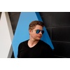 image:imageFunky Junque Aviator Sunglasses Classic Retro 80s Style Shades  Lightweight aviator sunglasses with durable frames for driving sports travel everyday wear amp bright sunGold FramesMuticolor Lenses