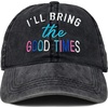 image:imageFunky Junque Bachelorette Party Girls Trip Baseball Caps  Cotton hat with embroidery for bachelorette parties bridal showers engagements amp giftsIll Bring the Good Times