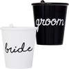 image:imageFunky Junque Beaded Shot Glass Necklaces  13 Pack Bride amp Squad  Reusable 2 oz shot glass necklaces for parties birthdays girls trips tailgates festivals amp celebrations2 Pack Groom Black  Bride White