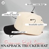 image:imageFunky Junque Blank Corduroy Snapback Hat  Adjustable Corduroy Cap with Sun Protection Golf Beach and Everyday Trendy Caps for Women and MenBlackBeige