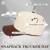 image:imageFunky Junque Blank Corduroy Snapback Hat  Adjustable Corduroy Cap with Sun Protection Golf Beach and Everyday Trendy Caps for Women and MenBrownBeige