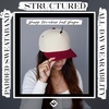 image:imageFunky Junque Blank Corduroy Snapback Hat  Adjustable Corduroy Cap with Sun Protection Golf Beach and Everyday Trendy Caps for Women and MenBurgundyBeige