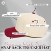 image:imageFunky Junque Blank Corduroy Snapback Hat  Adjustable Corduroy Cap with Sun Protection Golf Beach and Everyday Trendy Caps for Women and MenBurgundyBeige